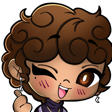 Emote of Proper giving a thumbs up and happy winking expression